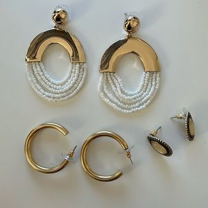 Set of Gold Earrings